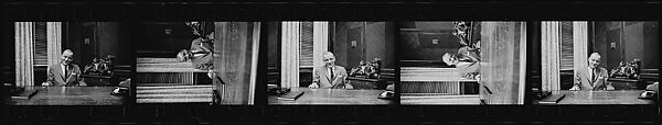 [330 Portraits of Armstrong Cork Executives, Probably Commissioned by Fortune Magazine], Walker Evans (American, St. Louis, Missouri 1903–1975 New Haven, Connecticut), Film negative