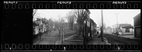 [Two 35mm Film Frames: Houses, Possibly Newcastle, Delaware], Walker Evans (American, St. Louis, Missouri 1903–1975 New Haven, Connecticut), Film negative