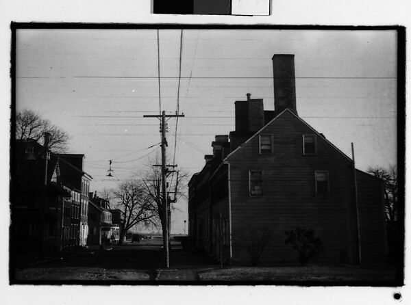 [Three 35mm Film Frames: Possibly Newcastle, Delaware], Walker Evans (American, St. Louis, Missouri 1903–1975 New Haven, Connecticut), Film negative