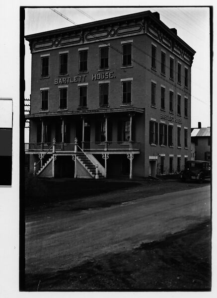 [Three 35mm Film Frames: Bartlett House Hotel, Ghent, New York], Walker Evans (American, St. Louis, Missouri 1903–1975 New Haven, Connecticut), Film negative 