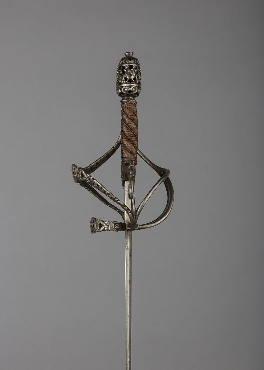 Rapier, Steel, copper wire, German
