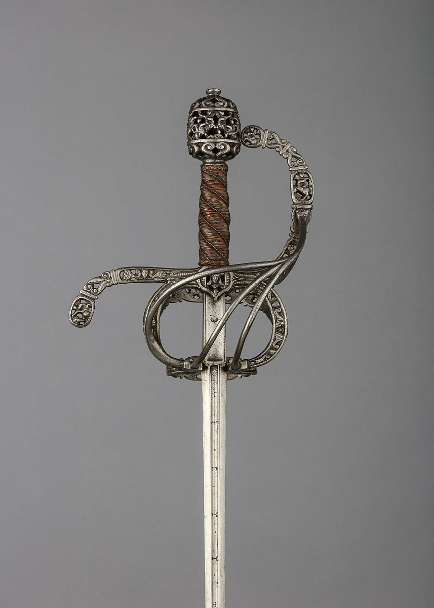 Rapier, Steel, copper wire, German
