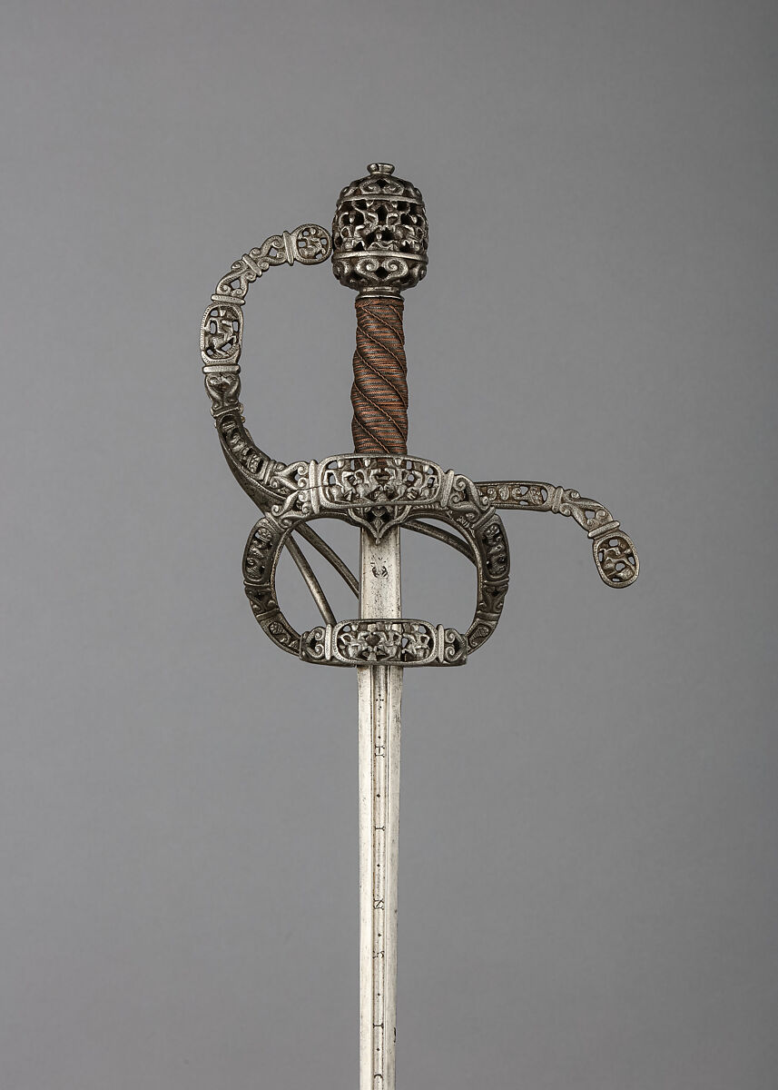 Rapier, Steel, copper wire, German 