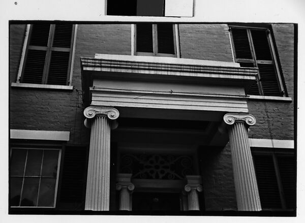 [Three 35mm Film Frames: Greek Revival Architecture, Hudson, New York], Walker Evans (American, St. Louis, Missouri 1903–1975 New Haven, Connecticut), Film negative 