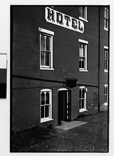 [Two 35mm Film Frames: Hotel Façade, Probably Millerton, New York], Walker Evans (American, St. Louis, Missouri 1903–1975 New Haven, Connecticut), Film negative 