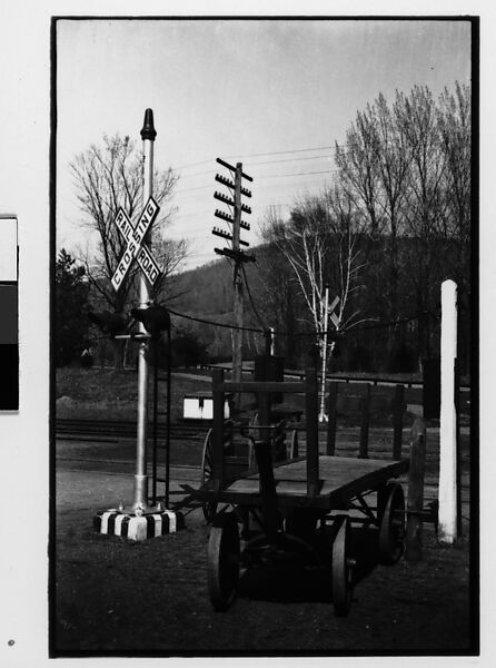 [Two 35mm Film Frames: Railroad Crossing and Flatbed Wagons, Copake, New York], Walker Evans (American, St. Louis, Missouri 1903–1975 New Haven, Connecticut), Film negative 