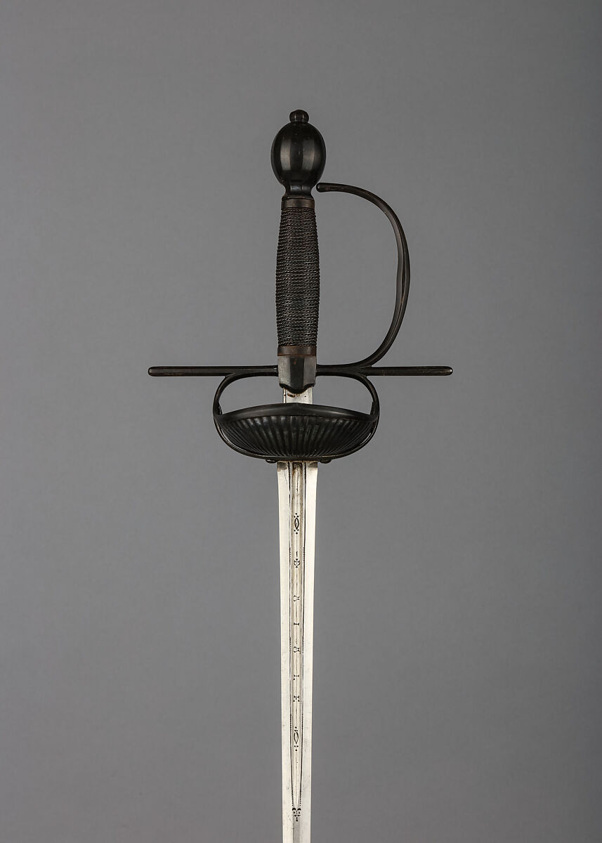 Rapier, Steel, blade, Spanish, Toledo; hilt, European, possibly Spanish