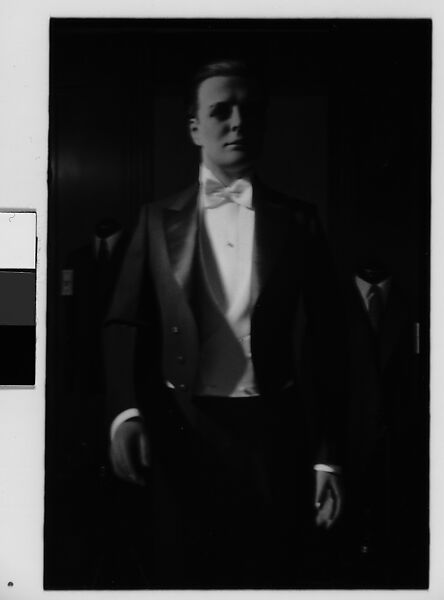 [Three 35mm Film Frames: Mannequin Advertising Dinner Jacket, New York City], Walker Evans (American, St. Louis, Missouri 1903–1975 New Haven, Connecticut), Film negative