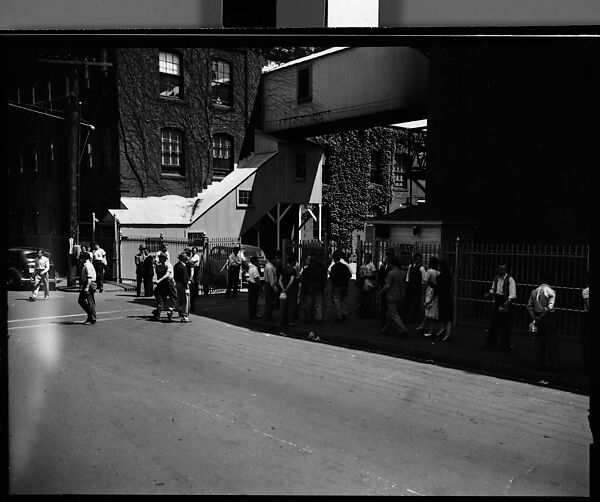 [56 Views of Bridgeport, Connecticut, Including: Main Street, Factory Workers, Shoppers, Sikorsky Parking Lot, and 4th of July Parade, Commissioned by Fortune Magazine for "In Bridgeport's War Factories", Published September 1941], Walker Evans (American, St. Louis, Missouri 1903–1975 New Haven, Connecticut), Film negative