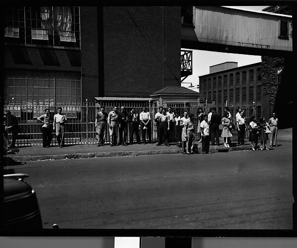 [56 Views of Bridgeport, Connecticut, Including: Main Street, Factory Workers, Shoppers, Sikorsky Parking Lot, and 4th of July Parade, Commissioned by Fortune Magazine for "In Bridgeport's War Factories", Published September 1941], Walker Evans (American, St. Louis, Missouri 1903–1975 New Haven, Connecticut), Film negative