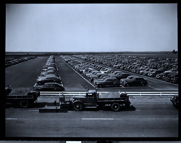 [56 Views of Bridgeport, Connecticut, Including: Main Street, Factory Workers, Shoppers, Sikorsky Parking Lot, and 4th of July Parade, Commissioned by Fortune Magazine for "In Bridgeport's War Factories", Published September 1941], Walker Evans (American, St. Louis, Missouri 1903–1975 New Haven, Connecticut), Film negative