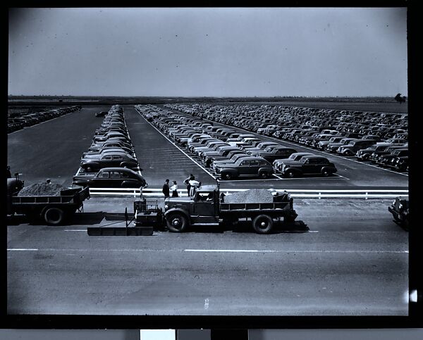 [56 Views of Bridgeport, Connecticut, Including: Main Street, Factory Workers, Shoppers, Sikorsky Parking Lot, and 4th of July Parade, Commissioned by Fortune Magazine for "In Bridgeport's War Factories", Published September 1941], Walker Evans (American, St. Louis, Missouri 1903–1975 New Haven, Connecticut), Film negative