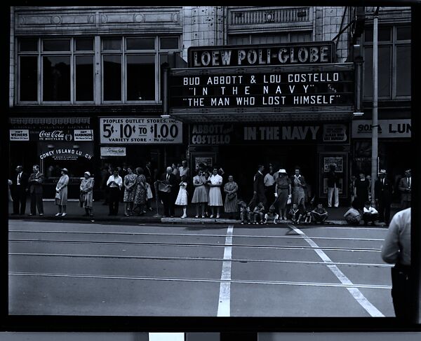 [56 Views of Bridgeport, Connecticut, Including: Main Street, Factory Workers, Shoppers, Sikorsky Parking Lot, and 4th of July Parade, Commissioned by Fortune Magazine for "In Bridgeport's War Factories", Published September 1941], Walker Evans (American, St. Louis, Missouri 1903–1975 New Haven, Connecticut), Film negative