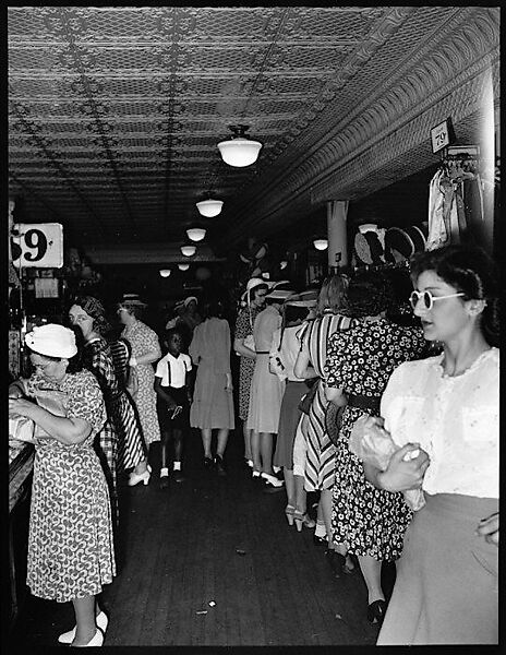[56 Views of Bridgeport, Connecticut, Including: Main Street, Factory Workers, Shoppers, Sikorsky Parking Lot, and 4th of July Parade, Commissioned by Fortune Magazine for "In Bridgeport's War Factories", Published September 1941], Walker Evans (American, St. Louis, Missouri 1903–1975 New Haven, Connecticut), Film negative