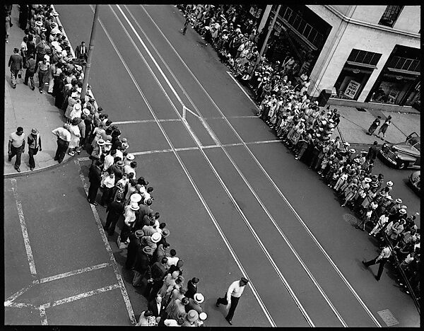 [56 Views of Bridgeport, Connecticut, Including: Main Street, Factory Workers, Shoppers, Sikorsky Parking Lot, and 4th of July Parade, Commissioned by Fortune Magazine for "In Bridgeport's War Factories", Published September 1941], Walker Evans (American, St. Louis, Missouri 1903–1975 New Haven, Connecticut), Film negative