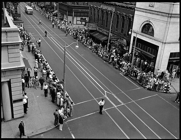 [56 Views of Bridgeport, Connecticut, Including: Main Street, Factory Workers, Shoppers, Sikorsky Parking Lot, and 4th of July Parade, Commissioned by Fortune Magazine for "In Bridgeport's War Factories", Published September 1941], Walker Evans (American, St. Louis, Missouri 1903–1975 New Haven, Connecticut), Film negative