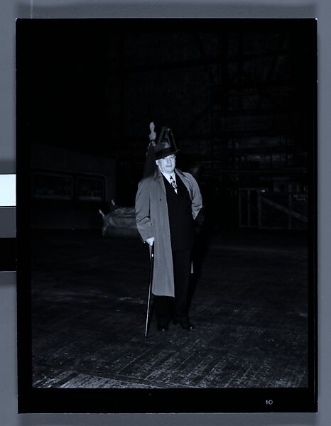 [110 Studies of the Ballet Theatre Company, New York City: Dancers in Rehearsal, Portraits of Company Dancers and Directors, Props, Costumes, and Lobby Scenes, Commissioned by Fortune Magazine for "The Boom in Ballet", Published December 1945], Walker Evans (American, St. Louis, Missouri 1903–1975 New Haven, Connecticut), Film negative