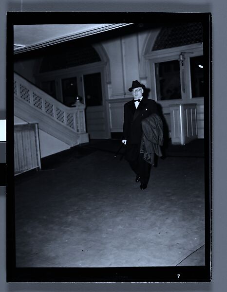 [110 Studies of the Ballet Theatre Company, New York City: Dancers in Rehearsal, Portraits of Company Dancers and Directors, Props, Costumes, and Lobby Scenes, Commissioned by Fortune Magazine for "The Boom in Ballet", Published December 1945], Walker Evans (American, St. Louis, Missouri 1903–1975 New Haven, Connecticut), Film negative