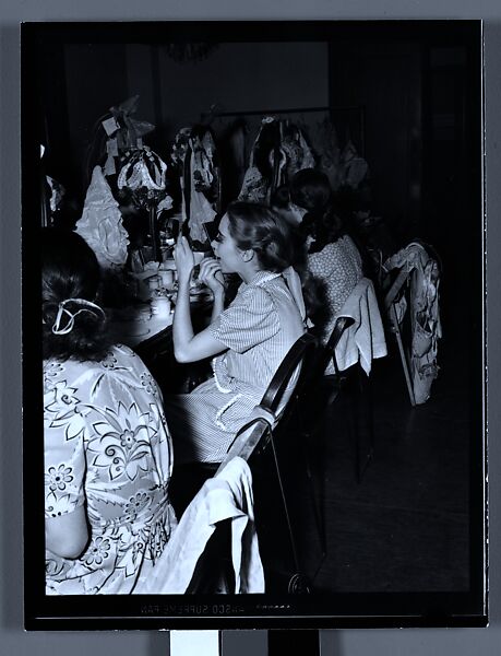 [110 Studies of the Ballet Theatre Company, New York City: Dancers in Rehearsal, Portraits of Company Dancers and Directors, Props, Costumes, and Lobby Scenes, Commissioned by Fortune Magazine for "The Boom in Ballet", Published December 1945], Walker Evans (American, St. Louis, Missouri 1903–1975 New Haven, Connecticut), Film negative