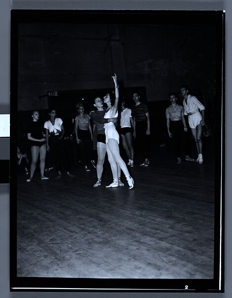 [110 Studies of the Ballet Theatre Company, New York City: Dancers in Rehearsal, Portraits of Company Dancers and Directors, Props, Costumes, and Lobby Scenes, Commissioned by Fortune Magazine for "The Boom in Ballet", Published December 1945], Walker Evans (American, St. Louis, Missouri 1903–1975 New Haven, Connecticut), Film negative