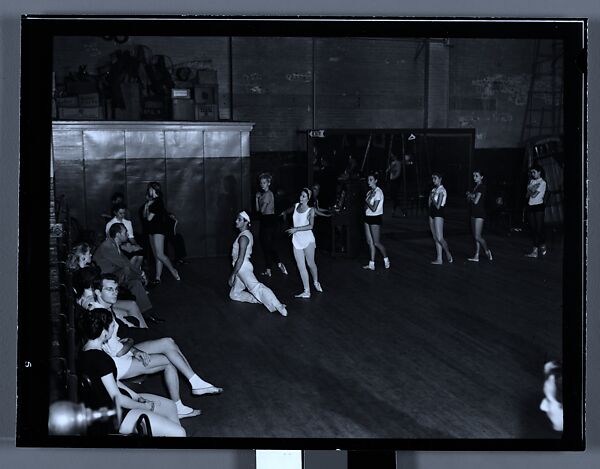 [110 Studies of the Ballet Theatre Company, New York City: Dancers in Rehearsal, Portraits of Company Dancers and Directors, Props, Costumes, and Lobby Scenes, Commissioned by Fortune Magazine for "The Boom in Ballet", Published December 1945], Walker Evans (American, St. Louis, Missouri 1903–1975 New Haven, Connecticut), Film negative