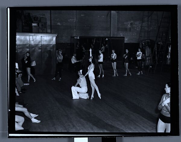 [110 Studies of the Ballet Theatre Company, New York City: Dancers in Rehearsal, Portraits of Company Dancers and Directors, Props, Costumes, and Lobby Scenes, Commissioned by Fortune Magazine for "The Boom in Ballet", Published December 1945], Walker Evans (American, St. Louis, Missouri 1903–1975 New Haven, Connecticut), Film negative