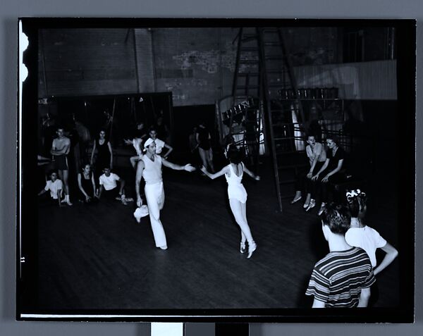 [110 Studies of the Ballet Theatre Company, New York City: Dancers in Rehearsal, Portraits of Company Dancers and Directors, Props, Costumes, and Lobby Scenes, Commissioned by Fortune Magazine for "The Boom in Ballet", Published December 1945], Walker Evans (American, St. Louis, Missouri 1903–1975 New Haven, Connecticut), Film negative