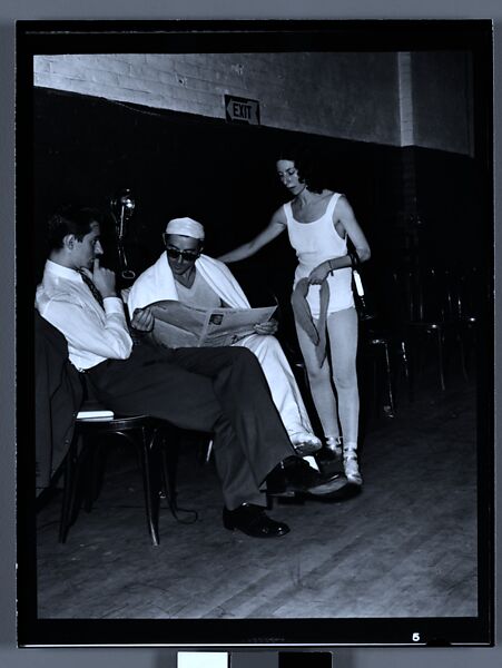 [110 Studies of the Ballet Theatre Company, New York City: Dancers in Rehearsal, Portraits of Company Dancers and Directors, Props, Costumes, and Lobby Scenes, Commissioned by Fortune Magazine for "The Boom in Ballet", Published December 1945], Walker Evans (American, St. Louis, Missouri 1903–1975 New Haven, Connecticut), Film negative