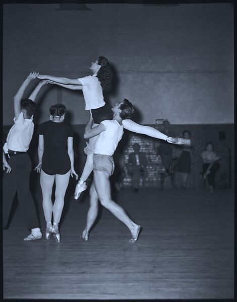 [110 Studies of the Ballet Theatre Company, New York City: Dancers in Rehearsal, Portraits of Company Dancers and Directors, Props, Costumes, and Lobby Scenes, Commissioned by Fortune Magazine for "The Boom in Ballet", Published December 1945], Walker Evans (American, St. Louis, Missouri 1903–1975 New Haven, Connecticut), Film negative