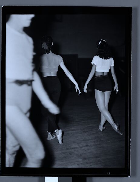 [110 Studies of the Ballet Theatre Company, New York City: Dancers in Rehearsal, Portraits of Company Dancers and Directors, Props, Costumes, and Lobby Scenes, Commissioned by Fortune Magazine for "The Boom in Ballet", Published December 1945], Walker Evans (American, St. Louis, Missouri 1903–1975 New Haven, Connecticut), Film negative