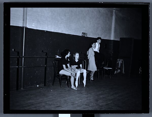 [110 Studies of the Ballet Theatre Company, New York City: Dancers in Rehearsal, Portraits of Company Dancers and Directors, Props, Costumes, and Lobby Scenes, Commissioned by Fortune Magazine for "The Boom in Ballet", Published December 1945], Walker Evans (American, St. Louis, Missouri 1903–1975 New Haven, Connecticut), Film negative