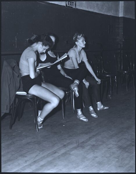 [110 Studies of the Ballet Theatre Company, New York City: Dancers in Rehearsal, Portraits of Company Dancers and Directors, Props, Costumes, and Lobby Scenes, Commissioned by Fortune Magazine for "The Boom in Ballet", Published December 1945], Walker Evans (American, St. Louis, Missouri 1903–1975 New Haven, Connecticut), Film negative