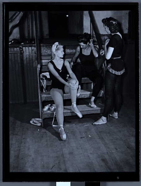 [110 Studies of the Ballet Theatre Company, New York City: Dancers in Rehearsal, Portraits of Company Dancers and Directors, Props, Costumes, and Lobby Scenes, Commissioned by Fortune Magazine for "The Boom in Ballet", Published December 1945], Walker Evans (American, St. Louis, Missouri 1903–1975 New Haven, Connecticut), Film negative