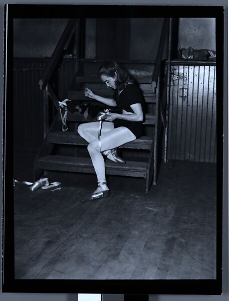 [110 Studies of the Ballet Theatre Company, New York City: Dancers in Rehearsal, Portraits of Company Dancers and Directors, Props, Costumes, and Lobby Scenes, Commissioned by Fortune Magazine for "The Boom in Ballet", Published December 1945], Walker Evans (American, St. Louis, Missouri 1903–1975 New Haven, Connecticut), Film negative