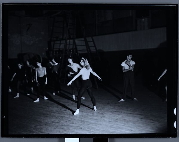 [110 Studies of the Ballet Theatre Company, New York City: Dancers in Rehearsal, Portraits of Company Dancers and Directors, Props, Costumes, and Lobby Scenes, Commissioned by Fortune Magazine for "The Boom in Ballet", Published December 1945], Walker Evans (American, St. Louis, Missouri 1903–1975 New Haven, Connecticut), Film negative