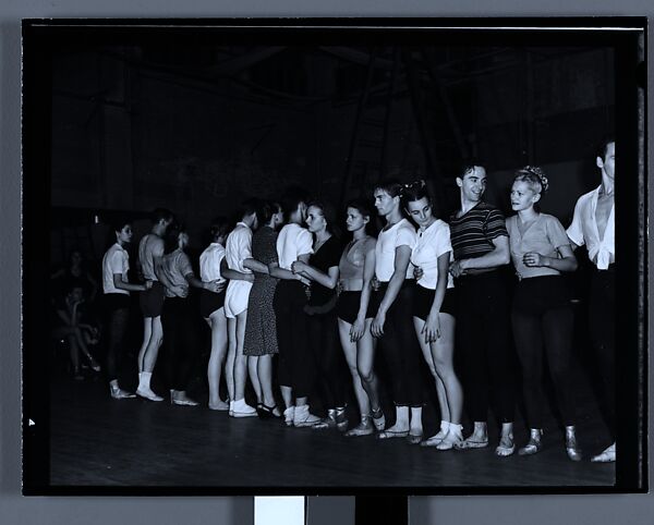 [110 Studies of the Ballet Theatre Company, New York City: Dancers in Rehearsal, Portraits of Company Dancers and Directors, Props, Costumes, and Lobby Scenes, Commissioned by Fortune Magazine for "The Boom in Ballet", Published December 1945], Walker Evans (American, St. Louis, Missouri 1903–1975 New Haven, Connecticut), Film negative
