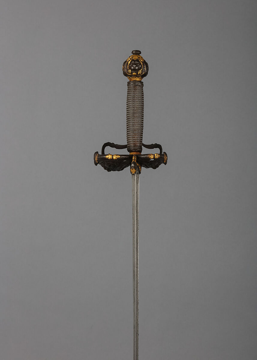 Smallsword, Iron, gold, possibly French