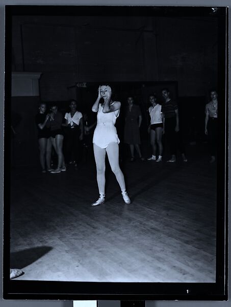 [Alicia Markova Rehearsing "Markova", Metropolitan Opera House, New York City], Walker Evans (American, St. Louis, Missouri 1903–1975 New Haven, Connecticut), Film negative 