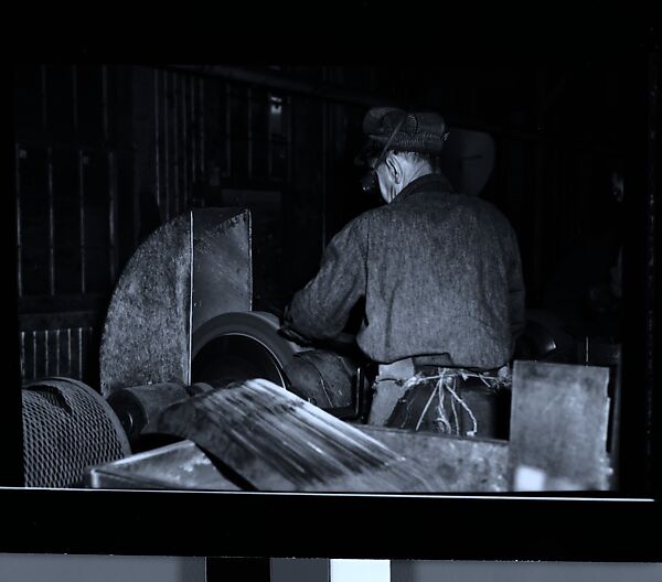 [70 Studies of Collins Knife Company Factory, Workers, and Executives and Views of Collinsville, Connecticut, Commissioned by Fortune Magazine for "Collins Co., Collinsville, Connecticut", Published January 1946], Walker Evans (American, St. Louis, Missouri 1903–1975 New Haven, Connecticut), Film negative