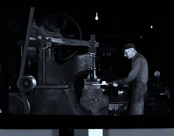 [70 Studies of Collins Knife Company Factory, Workers, and Executives and Views of Collinsville, Connecticut, Commissioned by Fortune Magazine for "Collins Co., Collinsville, Connecticut", Published January 1946], Walker Evans (American, St. Louis, Missouri 1903–1975 New Haven, Connecticut), Film negative