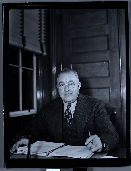 [Clair M. Elston, Vice President, Collins Company, Collinsville, Connecticut], Walker Evans (American, St. Louis, Missouri 1903–1975 New Haven, Connecticut), Film negative 