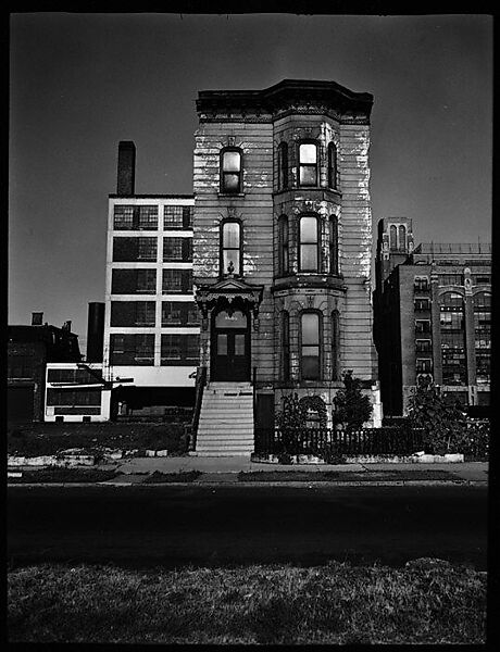 [343 Views and Studies of Chicago Architecture, Streets, and Pedestrians, For Fortune Article "Chicago: A Camera Exploration" Published February 1947], Walker Evans (American, St. Louis, Missouri 1903–1975 New Haven, Connecticut), Film negative