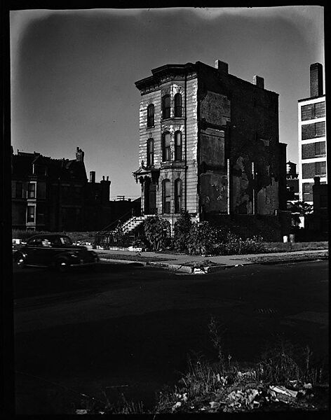 [343 Views and Studies of Chicago Architecture, Streets, and Pedestrians, For Fortune Article "Chicago: A Camera Exploration" Published February 1947], Walker Evans (American, St. Louis, Missouri 1903–1975 New Haven, Connecticut), Film negative