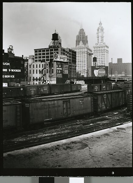 [343 Views and Studies of Chicago Architecture, Streets, and Pedestrians, For Fortune Article "Chicago: A Camera Exploration" Published February 1947], Walker Evans (American, St. Louis, Missouri 1903–1975 New Haven, Connecticut), Film negative