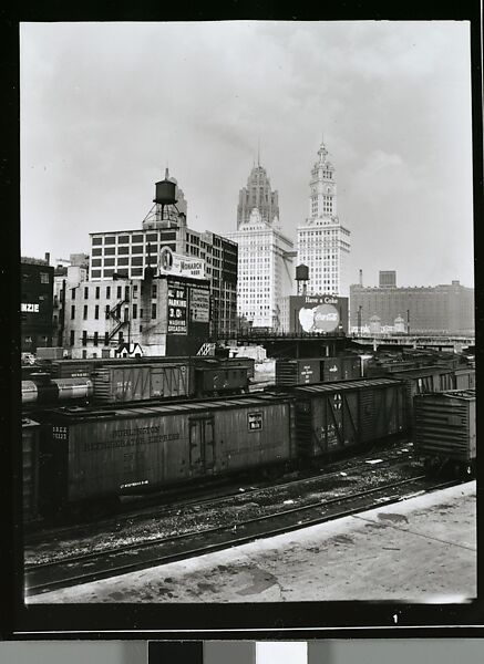 [343 Views and Studies of Chicago Architecture, Streets, and Pedestrians, For Fortune Article "Chicago: A Camera Exploration" Published February 1947], Walker Evans (American, St. Louis, Missouri 1903–1975 New Haven, Connecticut), Film negative