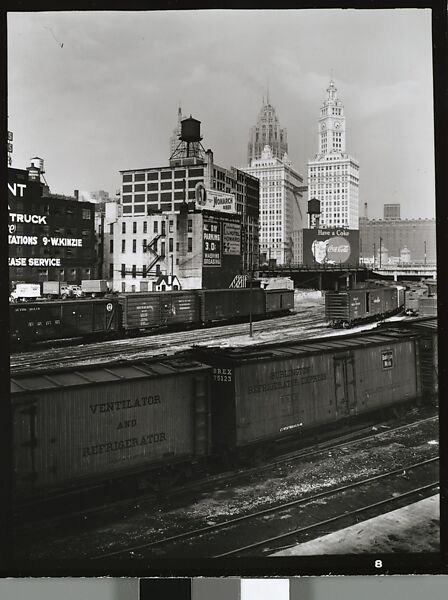 [343 Views and Studies of Chicago Architecture, Streets, and Pedestrians, For Fortune Article "Chicago: A Camera Exploration" Published February 1947], Walker Evans (American, St. Louis, Missouri 1903–1975 New Haven, Connecticut), Film negative