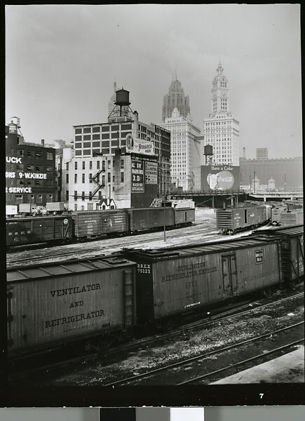 [343 Views and Studies of Chicago Architecture, Streets, and Pedestrians, For Fortune Article "Chicago: A Camera Exploration" Published February 1947], Walker Evans (American, St. Louis, Missouri 1903–1975 New Haven, Connecticut), Film negative