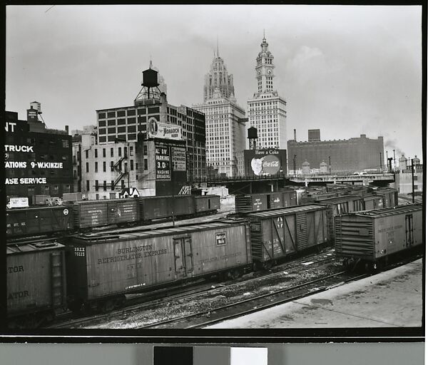 [343 Views and Studies of Chicago Architecture, Streets, and Pedestrians, For Fortune Article "Chicago: A Camera Exploration" Published February 1947], Walker Evans (American, St. Louis, Missouri 1903–1975 New Haven, Connecticut), Film negative