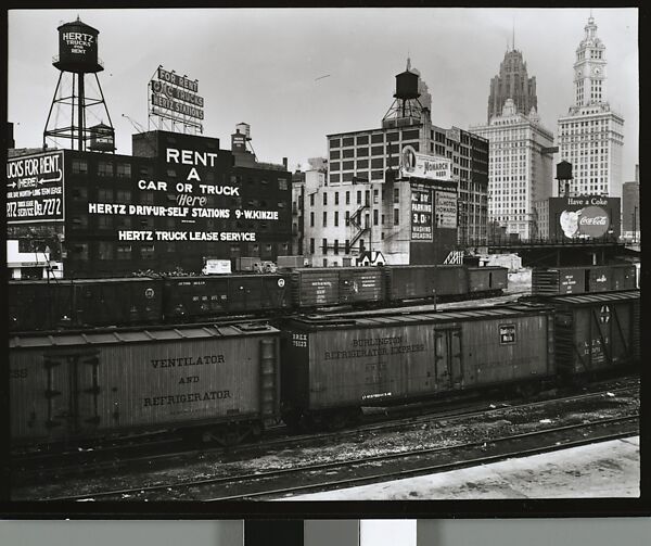 [343 Views and Studies of Chicago Architecture, Streets, and Pedestrians, For Fortune Article "Chicago: A Camera Exploration" Published February 1947], Walker Evans (American, St. Louis, Missouri 1903–1975 New Haven, Connecticut), Film negative