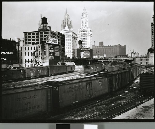 [343 Views and Studies of Chicago Architecture, Streets, and Pedestrians, For Fortune Article "Chicago: A Camera Exploration" Published February 1947], Walker Evans (American, St. Louis, Missouri 1903–1975 New Haven, Connecticut), Film negative